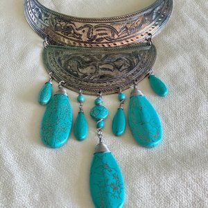 Handmade Tibetan Turquoise Necklace